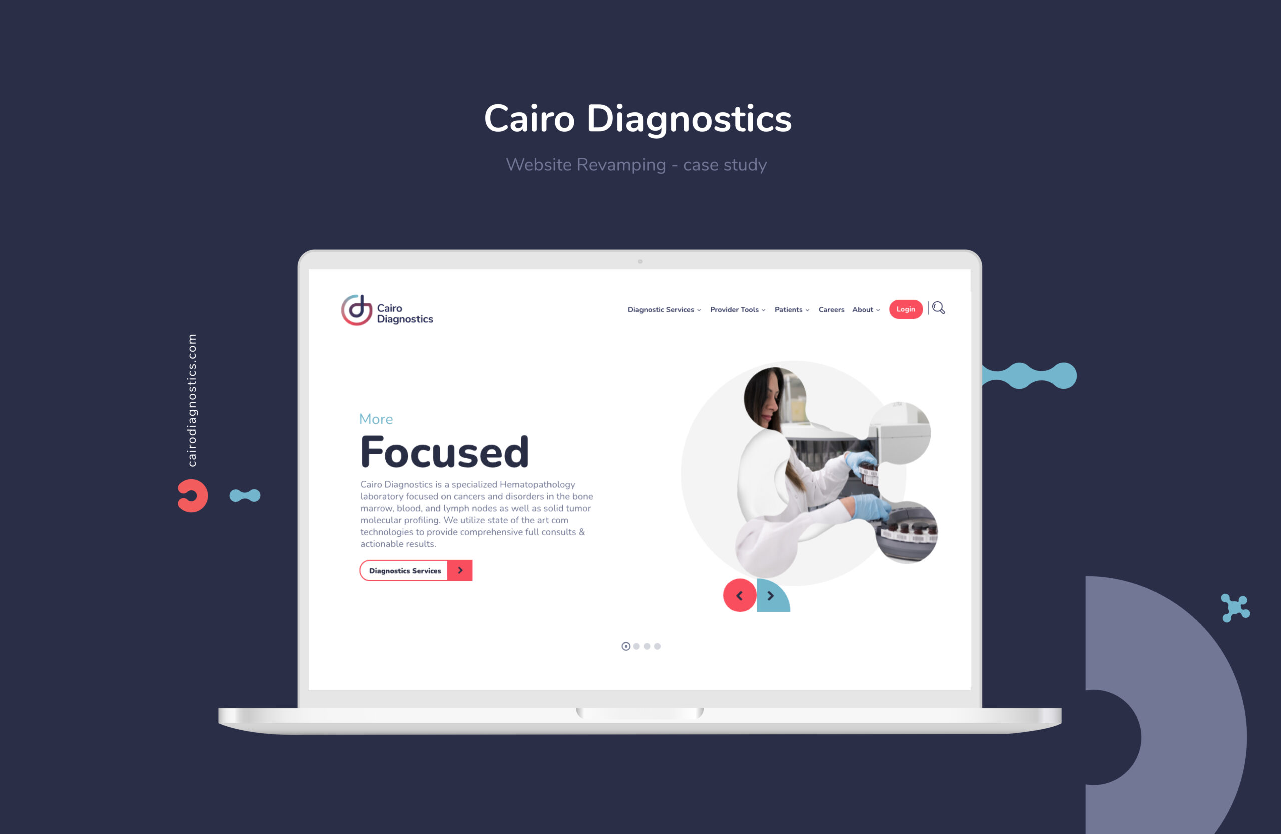 Cairo Diagnostics Website Revamping