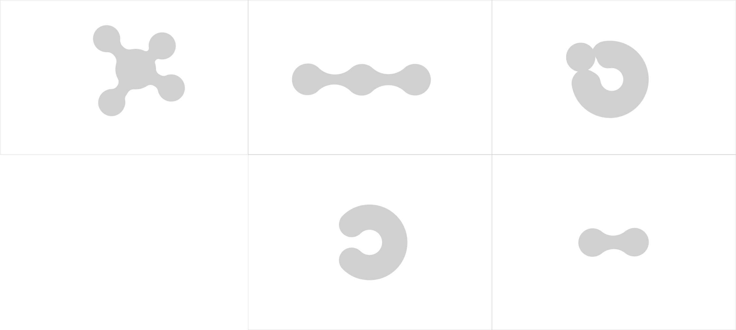 shapes Using abstract shapes by rendering tissue cells and cytogenetics molecules